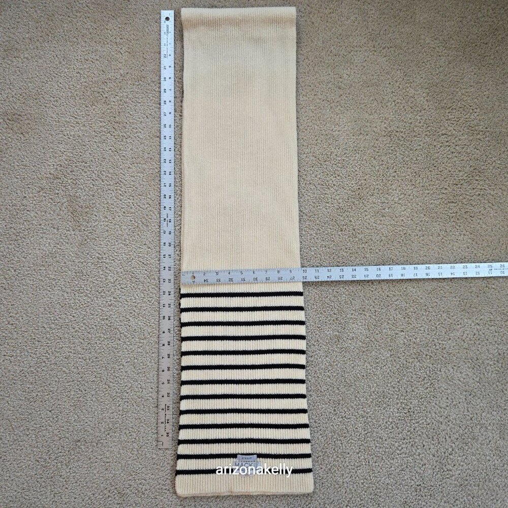 NWOT Mackie Wool Scarf Ribbed Striped Scotland - Picture 7 of 9